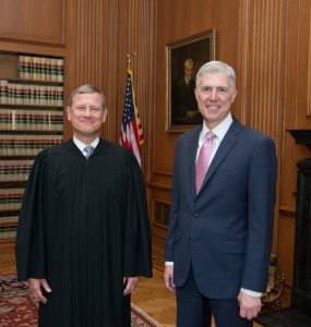 The Chief Justice and Judge Gorsuch