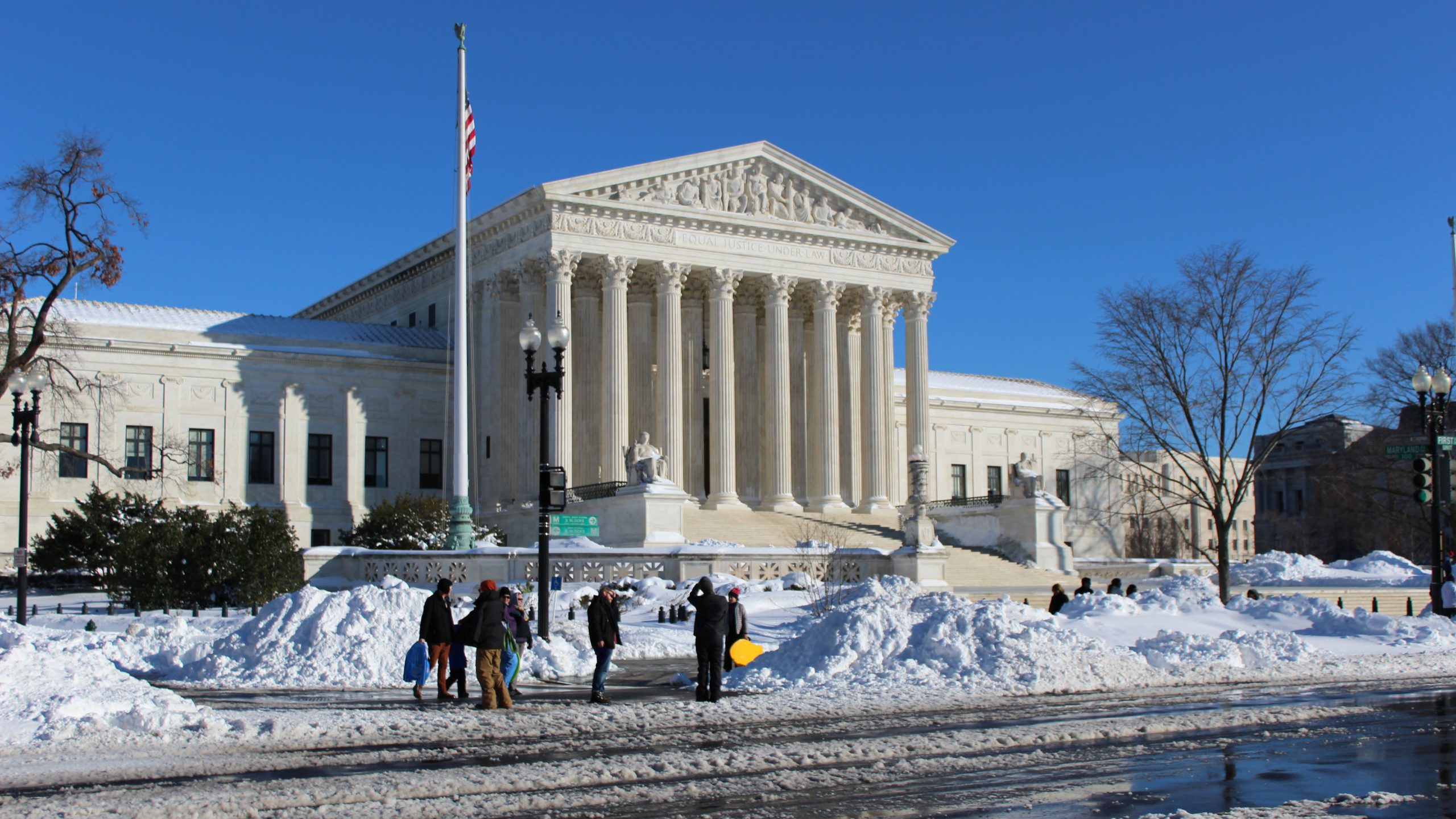 SCOTUS in snow