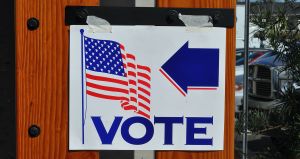 voting sign
