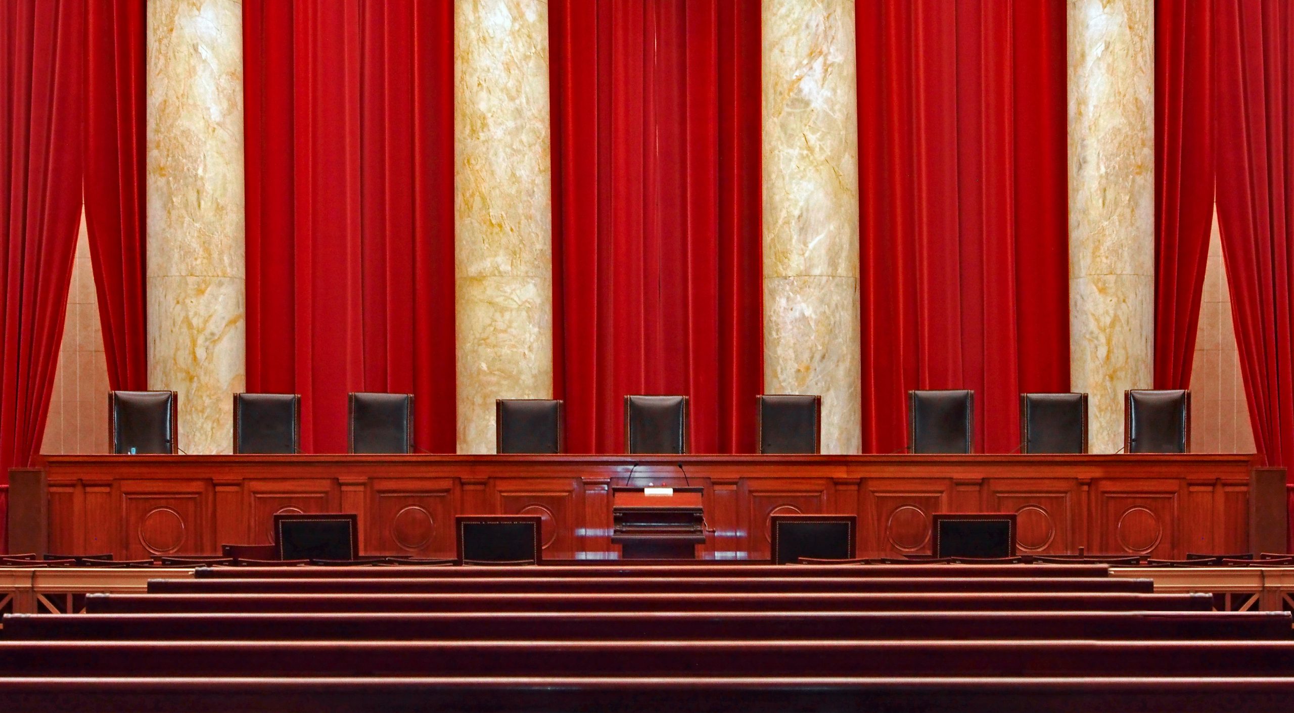 empty courtroom