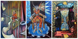 painting con law collage