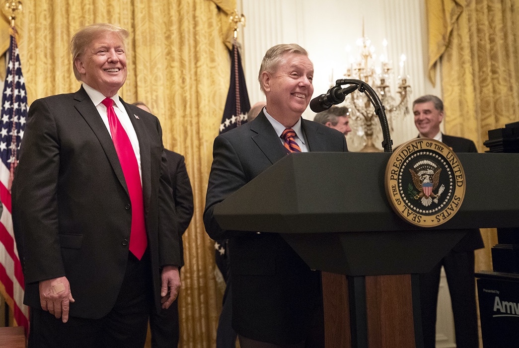 graham with trump