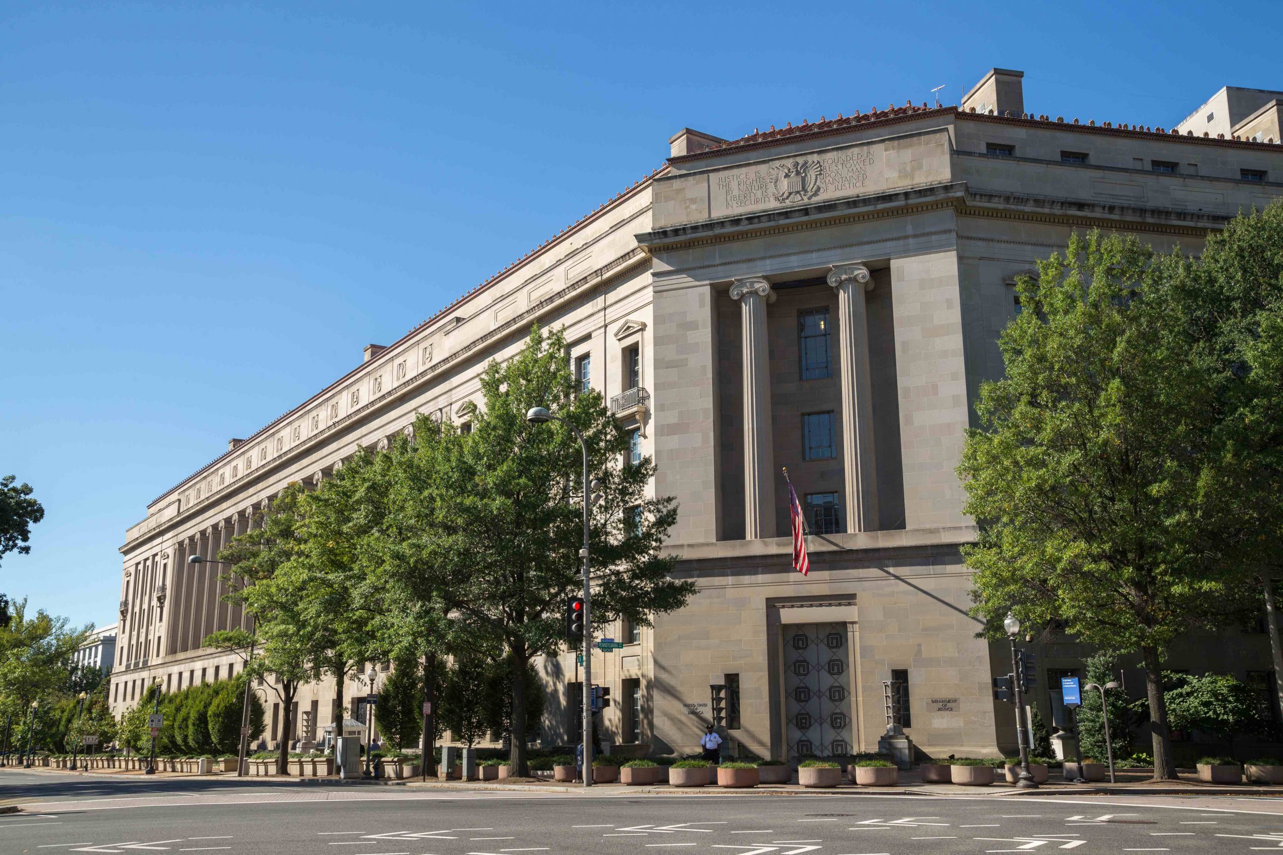 United,States,Department,Of,Justice,Headquarter,Building,In,Washington,D.c.