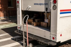 New,York,Ny,Usa-october,22,,2021,Usps,Deliveries,In,The