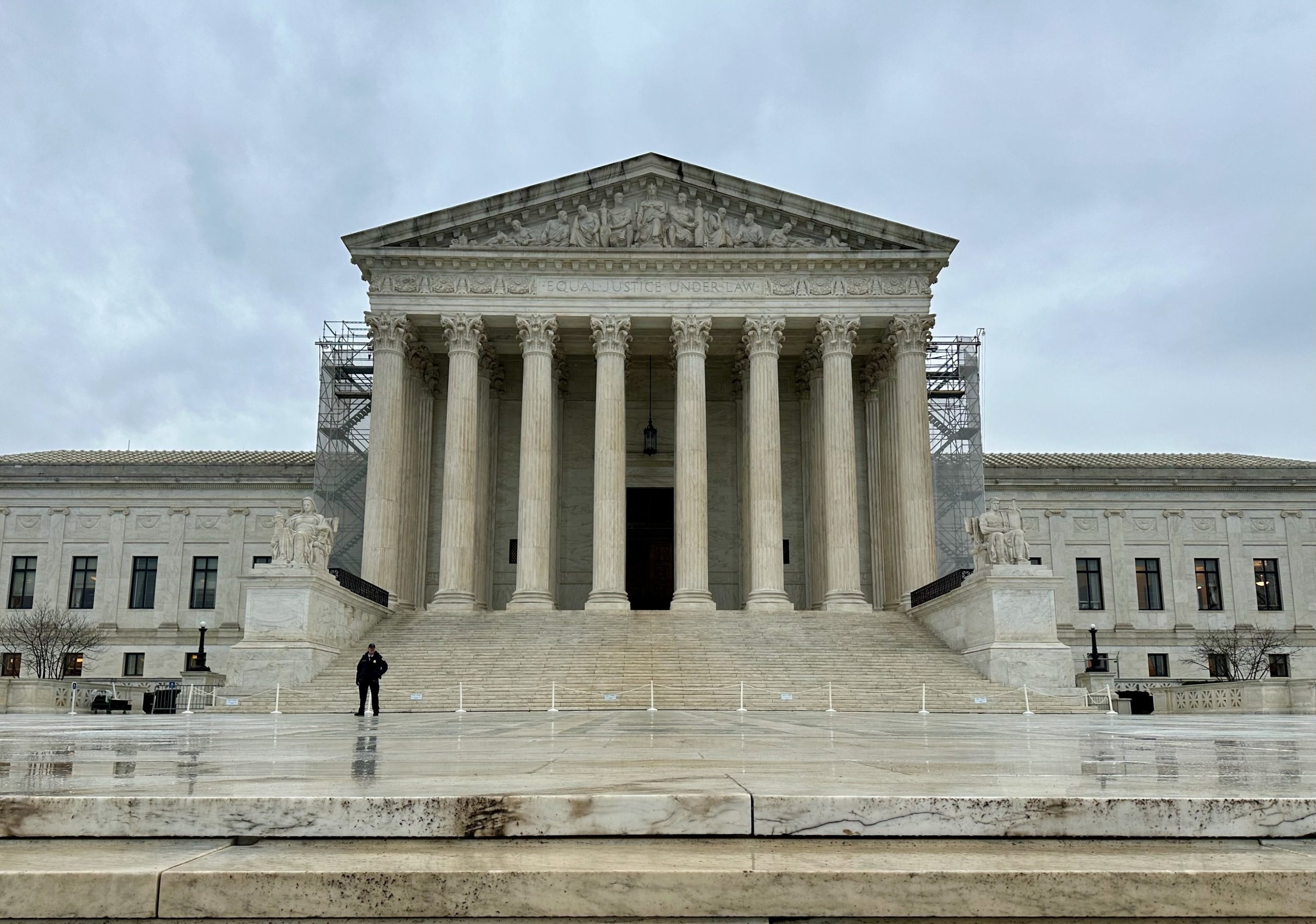 The front of the Supreme Court