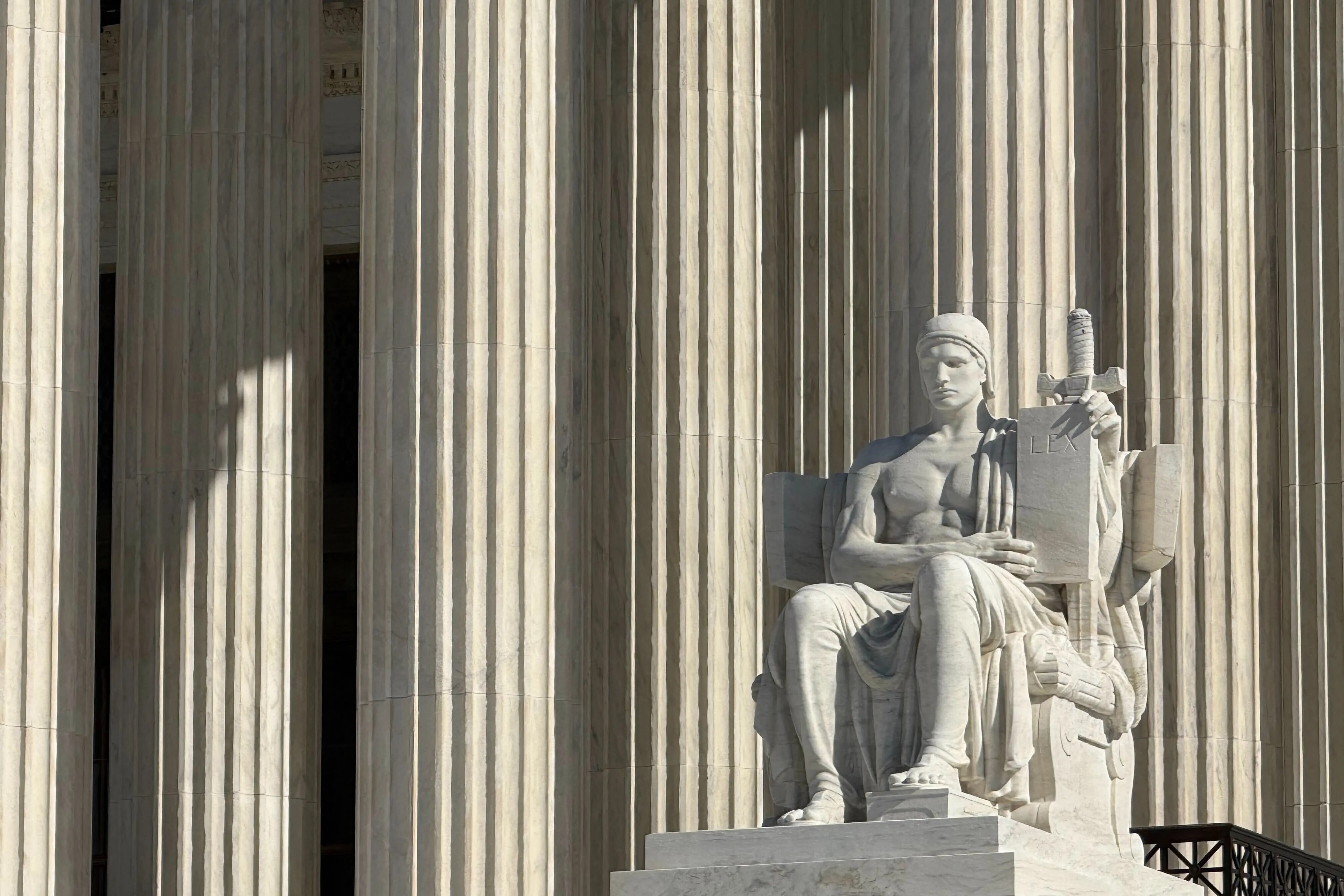 Statue in front of the Supreme Court